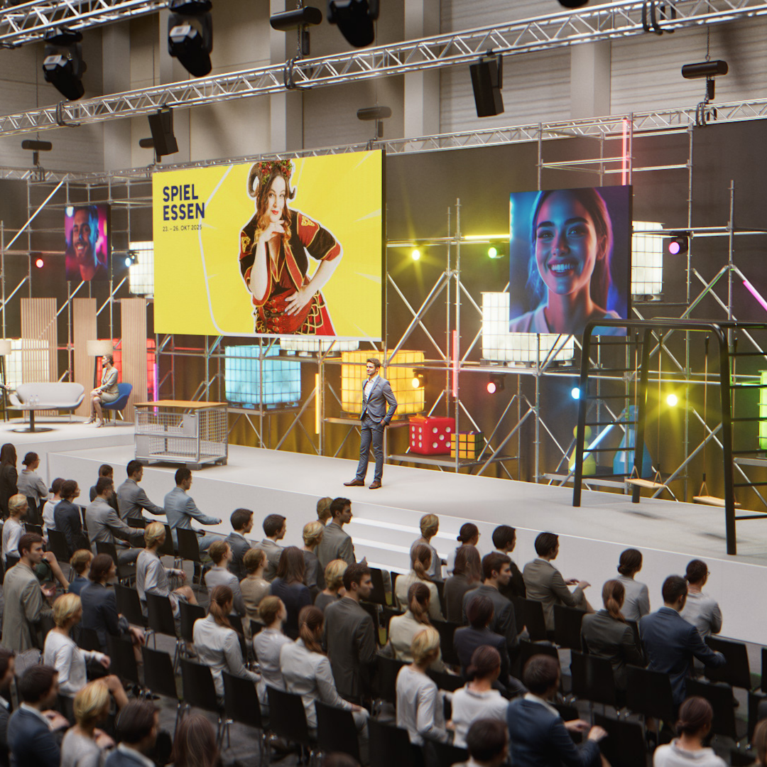 Rendering of the stage