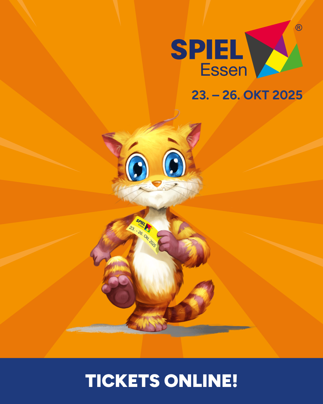Meeps with ticket for SPIEL 2025