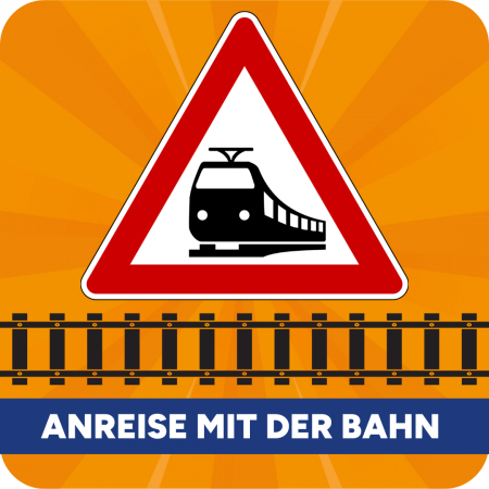 Warnhinweis zur Bahnanreise