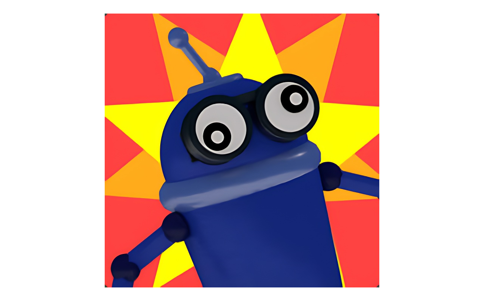 Logo von Failure Games Roboter vor Explosion